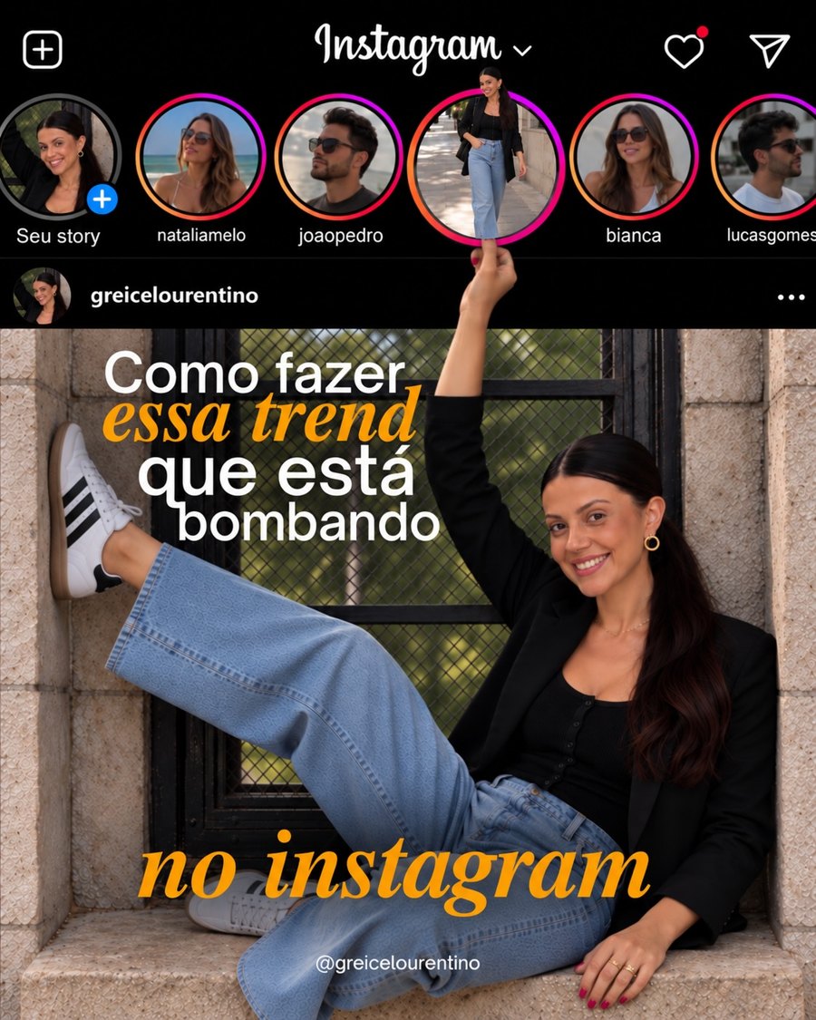 Carrossel publicado no Instagram da Greice
